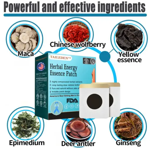 TAILEDEN™ PDE5 Men's Herbal Energy Patch