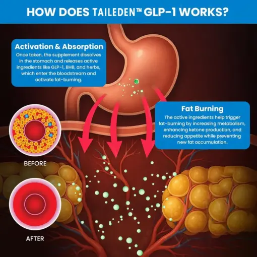 TAILEDEN® GLP-1 Slimming & Health SlimFusion Vitality Core Pearls