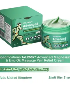 TAILEDEN™ Advanced Magnesium & Emu Oil Massage Pain Relief Cream