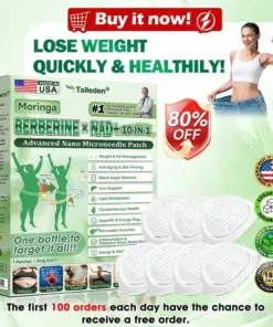 Taileden® Metabolic Firming Microneedle PatchTargeted delivery of Berberine NAD. Support your weight management journey without sacrificing skin elasticity.
