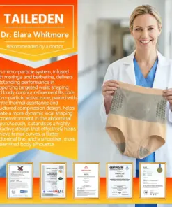 TAILEDEN® 𝐌𝐨𝐫𝐢𝐧𝐠𝐚 & 𝐁𝐞𝐫𝐛𝐞𝐫𝐢𝐧𝐞 4‑In‑1 Micro‑Particle Sculpting & Fat‑Burn Shorts