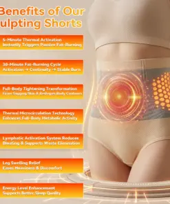TAILEDEN® 𝐌𝐨𝐫𝐢𝐧𝐠𝐚 & 𝐁𝐞𝐫𝐛𝐞𝐫𝐢𝐧𝐞 4‑In‑1 Micro‑Particle Sculpting & Fat‑Burn Shorts
