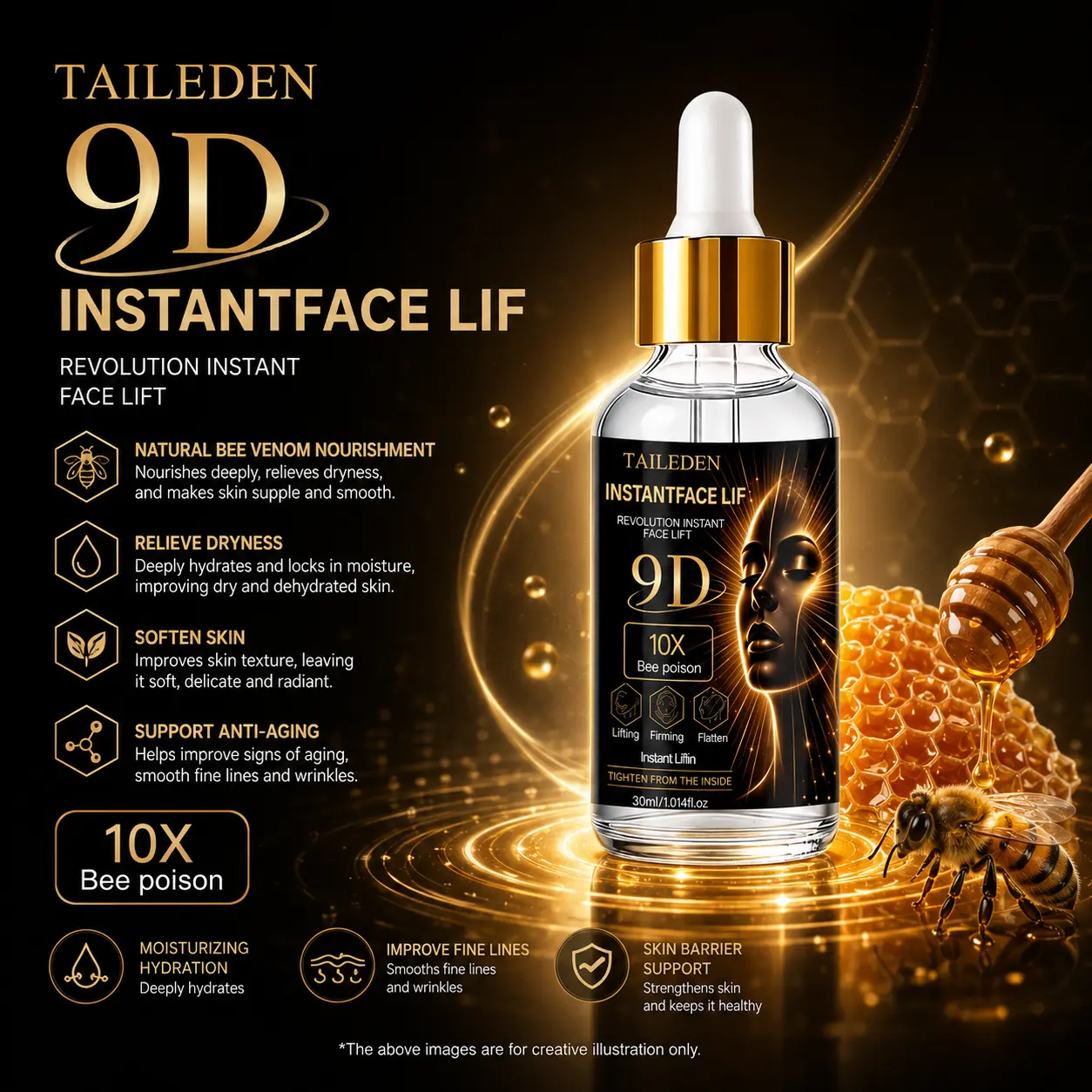 TAILeden 9D™ Bee Poison Wrinkle Eraser Serum