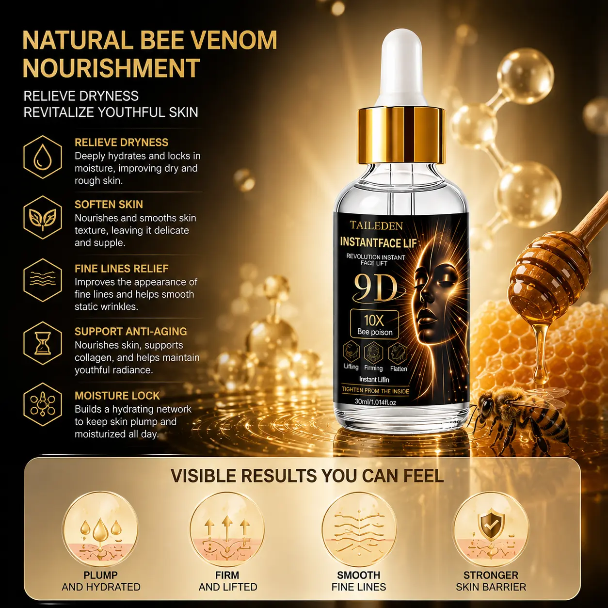 TAILeden 9D™ Bee Poison Wrinkle Eraser Serum