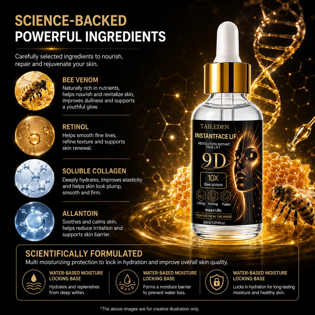 TAILeden 9D™ Bee Poison Wrinkle Eraser Serum