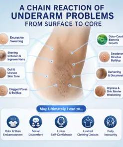 TAILEDEN® 2-in-1 Nano Underarm Deodorizing & Melanin-Control Patches