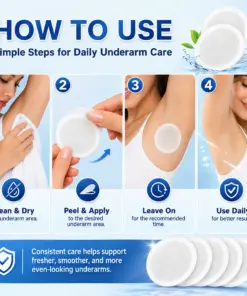 TAILEDEN® 2-in-1 Nano Underarm Deodorizing & Melanin-Control Patches