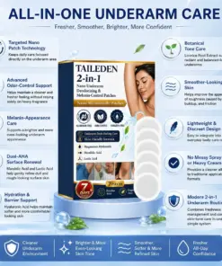 TAILEDEN® 2-in-1 Nano Underarm Deodorizing & Melanin-Control Patches